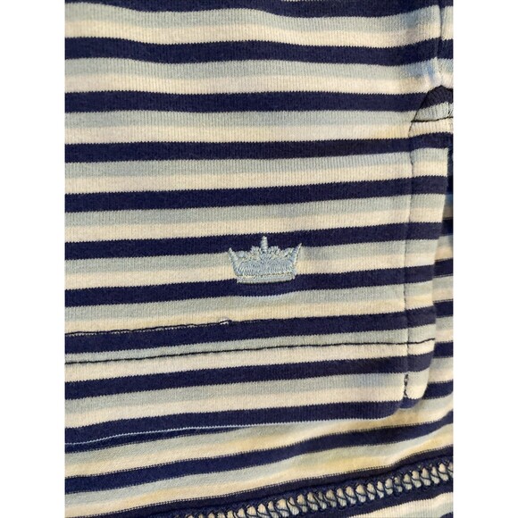 Peter Millar Seaside Wash XL Comfort Striped Golf Polo Shirt Blue White Men’s - Picture 9 of 9